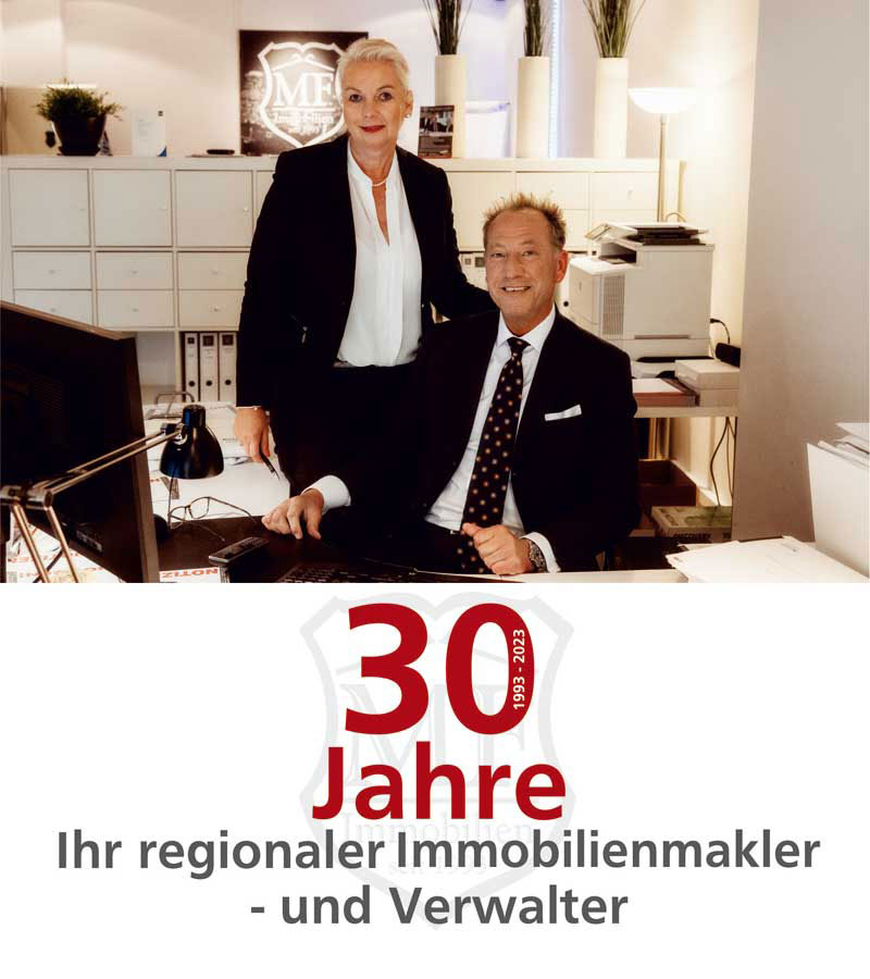 Seit 30 Jahren Ihre kompetenten Ansprechpartner -  Sabine & Malte Friedrichs